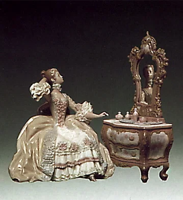 Lady at Dressing Table 1973-78 by Lladro — Porcelain Figurine