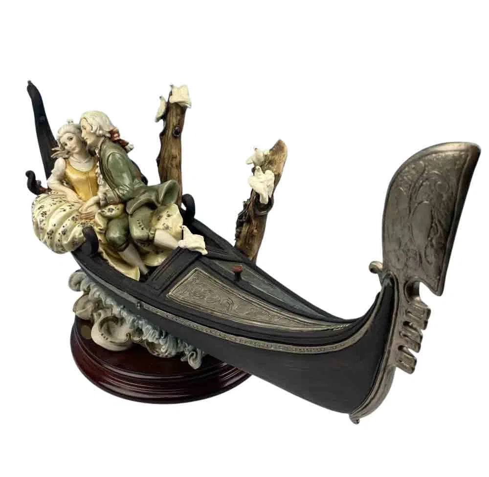 Venetian Night Gondola Artist Proof by Giuseppe Armani — Sculpture