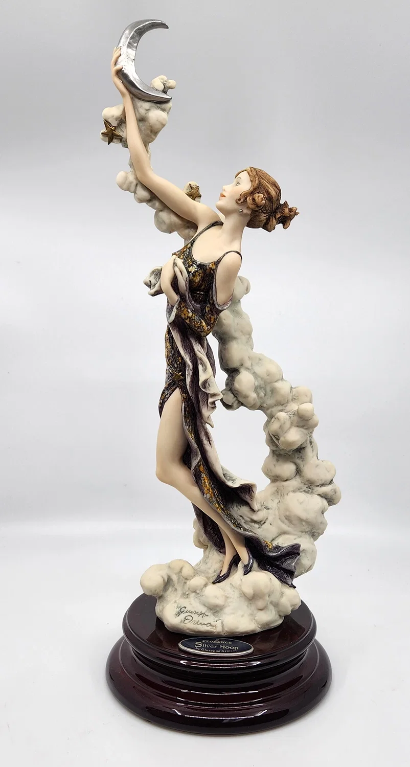 Silver Moon Exploration by Giuseppe Armani — Sculpture