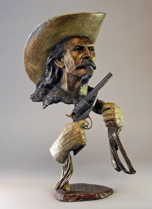 Buffalo Bill by Mark Hopkins — Bronze Sculpture