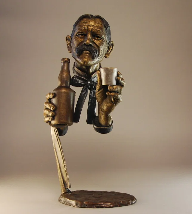 On the House by Mark Hopkins — Bronze Sculpture