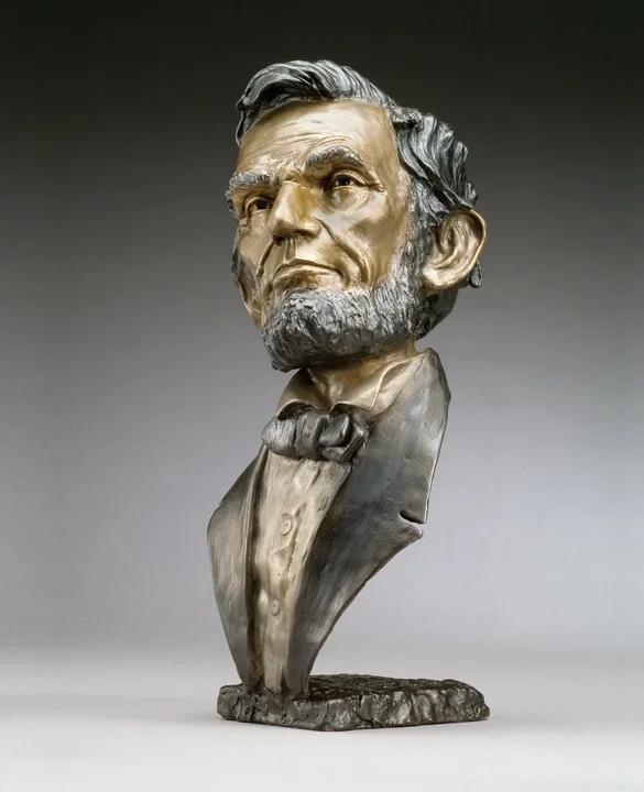 Abraham Lincoln (small) by Mark Hopkins — Bronze Sculpture