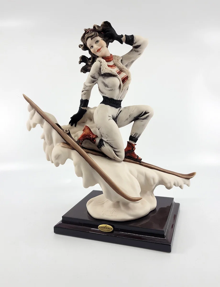 Skier by Giuseppe Armani — Sculpture