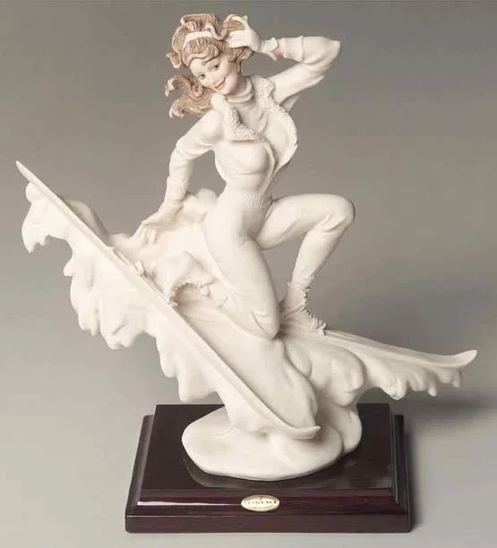Skier by Giuseppe Armani — Sculpture
