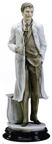 Doctor W/stethoscope by Giuseppe Armani — Sculpture