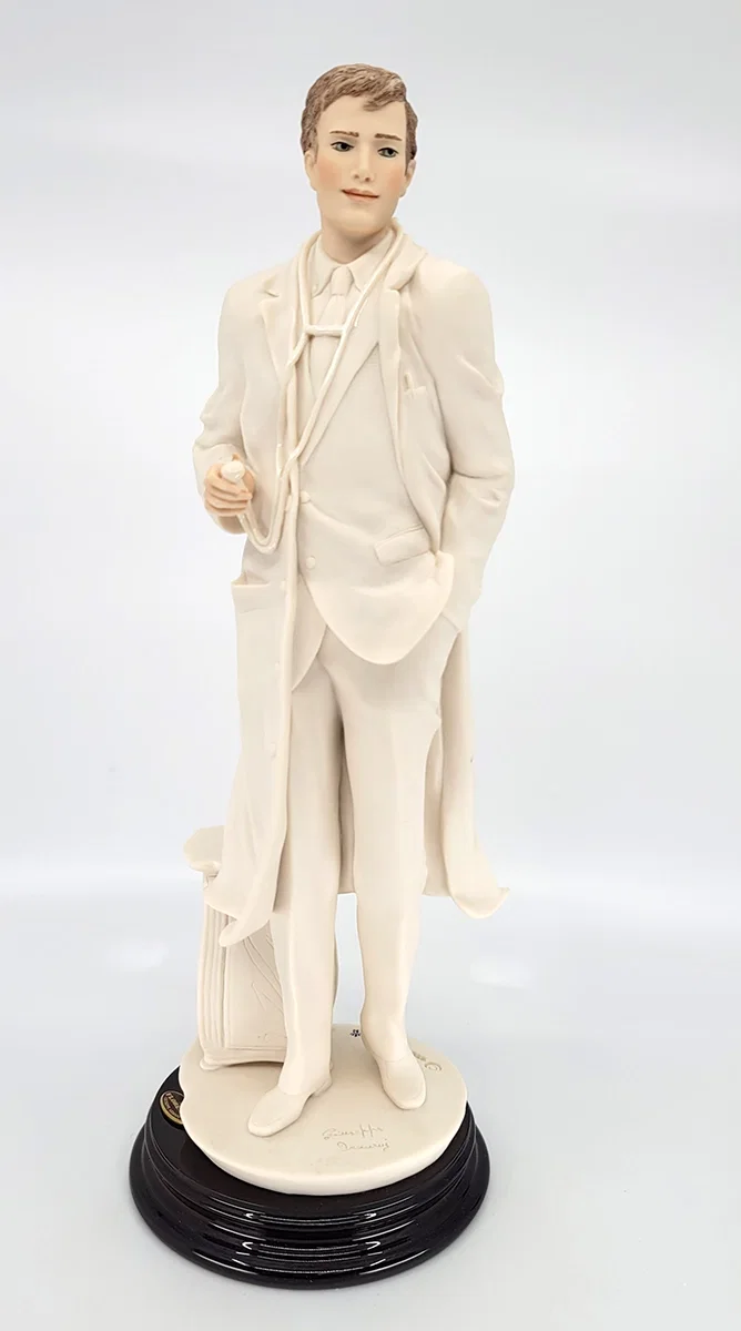 Doctor W/stethoscope by Giuseppe Armani — Sculpture