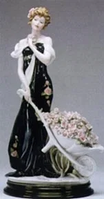 Gathering Roses by Giuseppe Armani — Sculpture