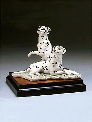 Pair Of Dalmation by Giuseppe Armani — Sculpture