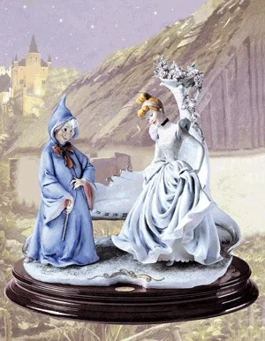 Cinderella And Fairy Godmother by Giuseppe Armani — Sculpture