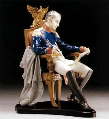 Napoleon Planning The Battle Le 1500 1985-95 by Lladro — Porcelain Figurine