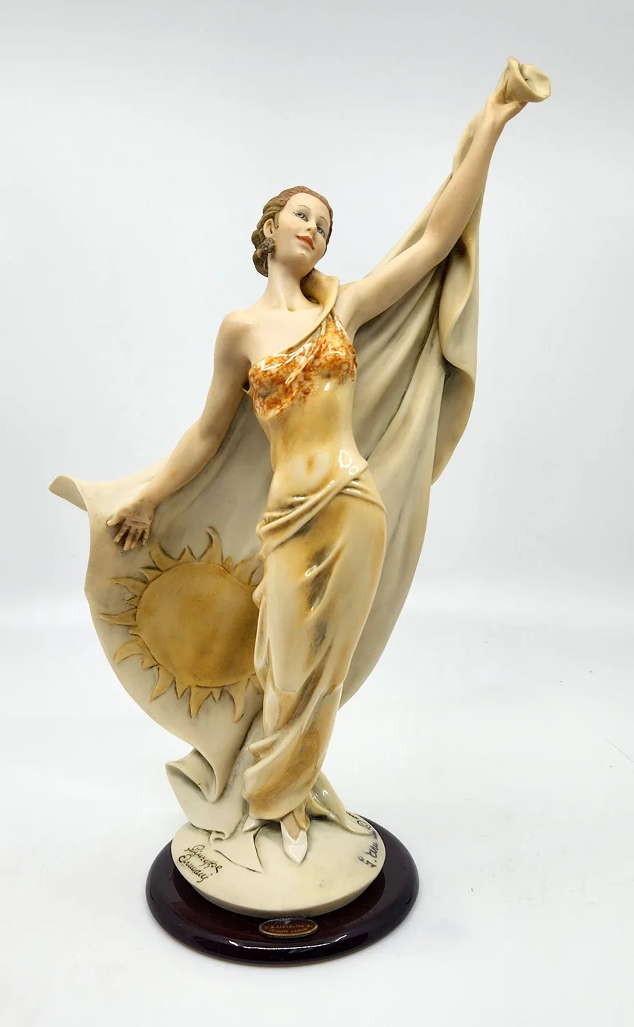 Golden Sun - Hand Signed by Giuseppe Armani — Sculpture