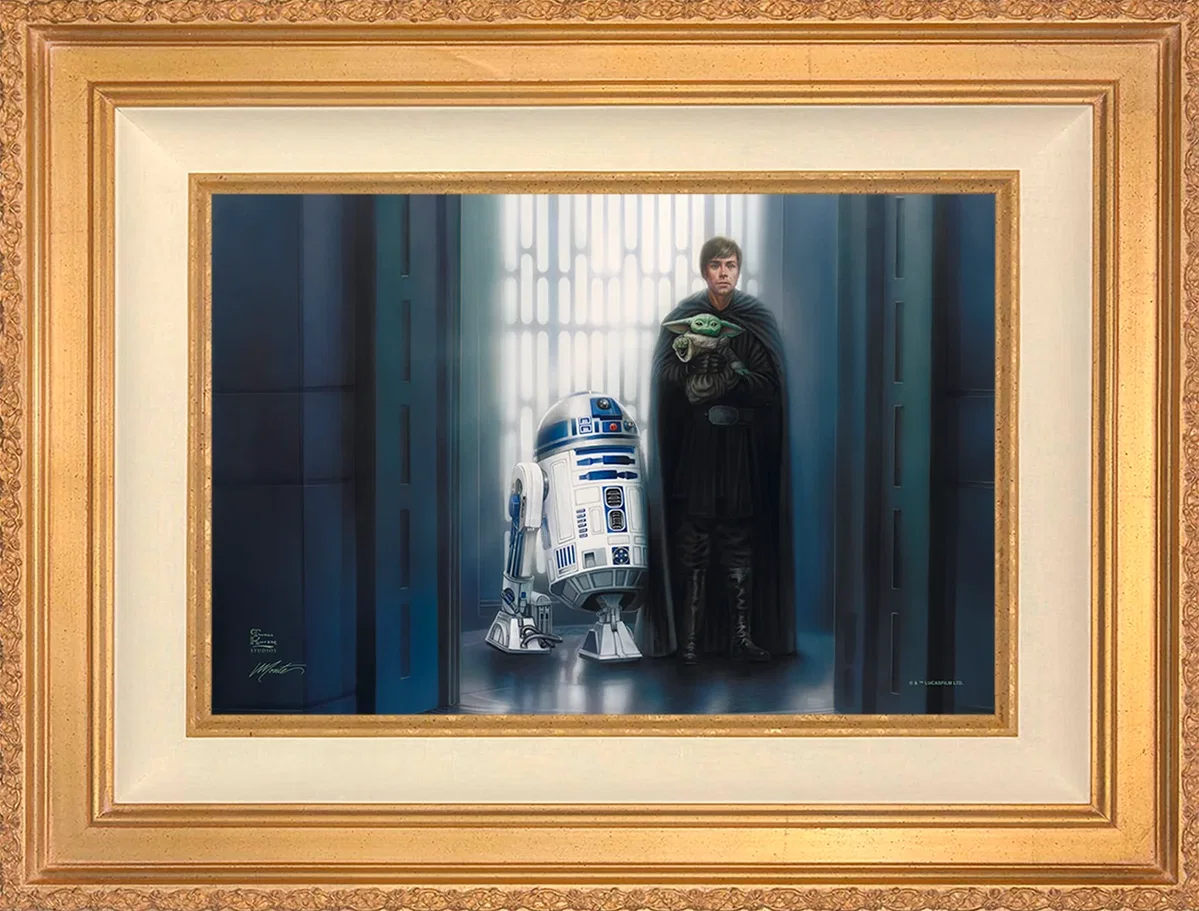 The Mandalorian ™ - In Good Hands Wall Art by Thomas Kinkade Studios by Thomas Kinkade Studios — Giclee On Canvas