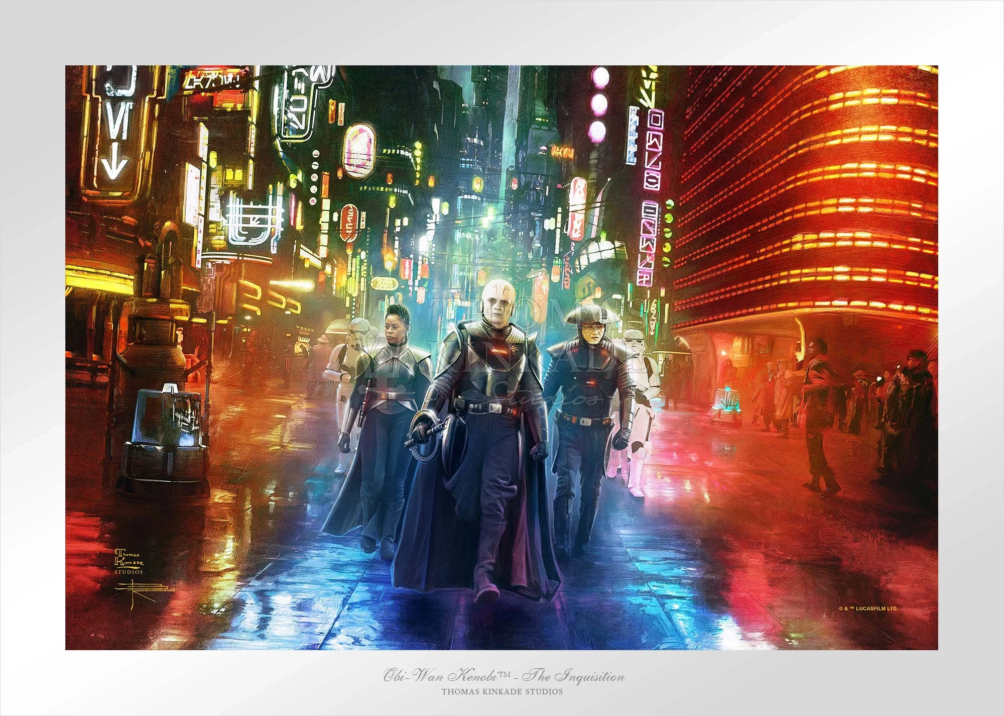 Obi-Wan Kenobi - The Inquisition by Thomas Kinkade Studios — Giclee On Canvas