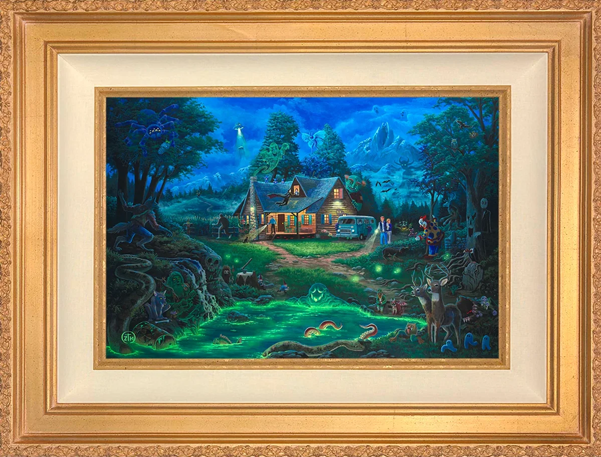 A Supernatural Retreat Wall Art by Zac Kinkade by Zac Kinkade — Giclee On Canvas