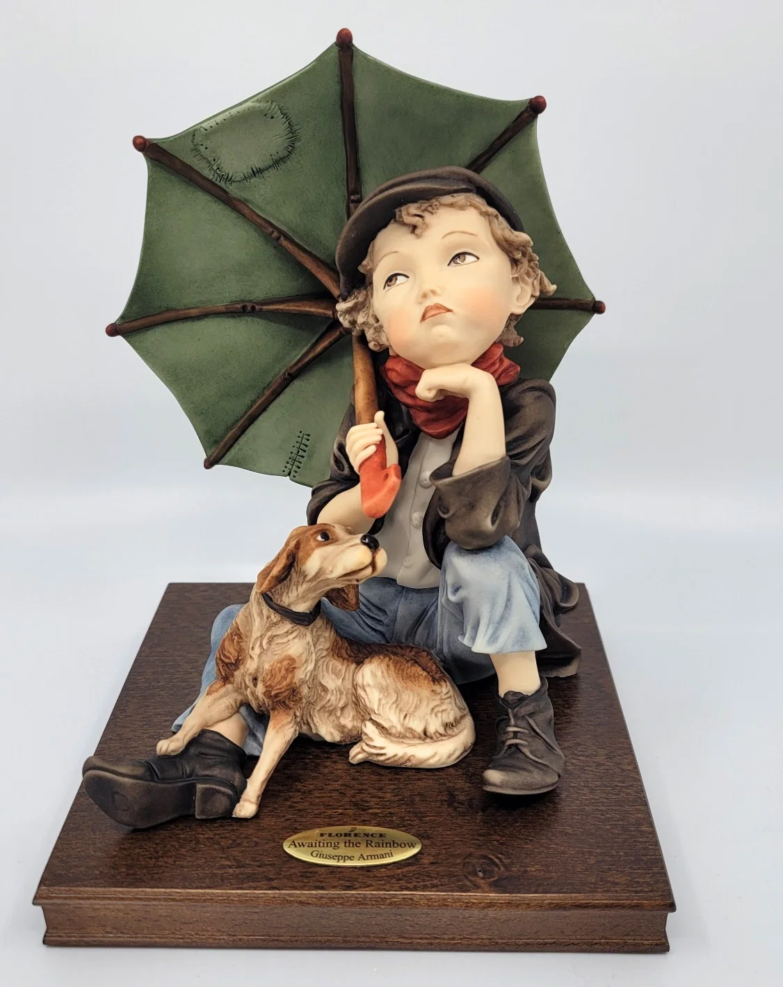 Awaiting The Rainbow Signed by Giuseppe Armani — Sculpture