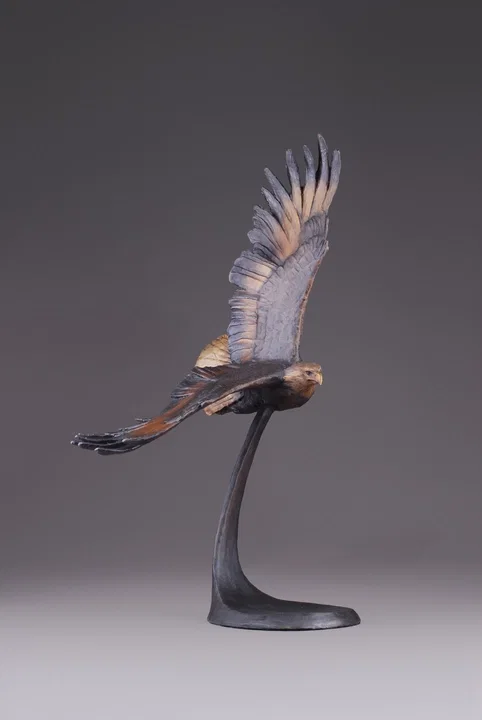Wings of Freedom (Classic Patina) by Mark Hopkins — Bronze Sculpture