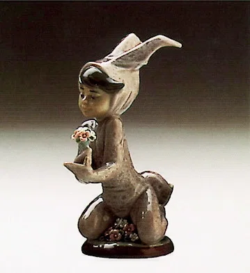 Boy And His Bunny 1986-91 by Lladro — Porcelain Figurine