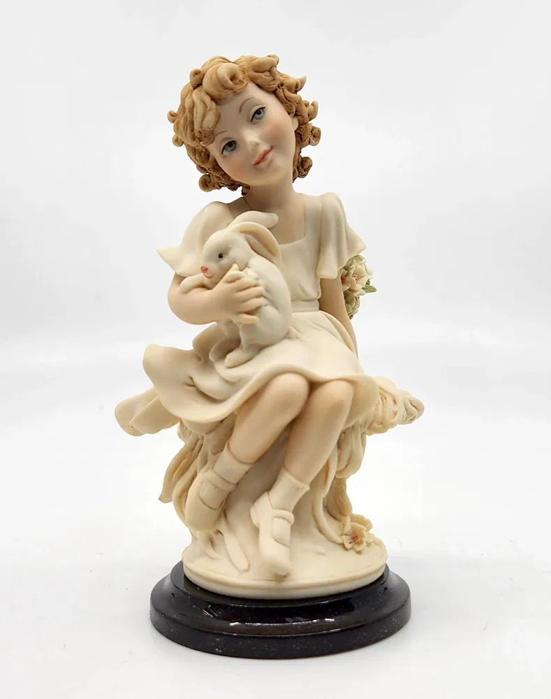 陶器子供置物作家イタリア floner ce Giuseppe armani 陶器子供置物