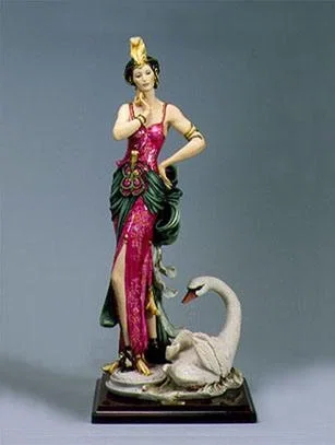 Swan Lake Signed by Giuseppe Armani — Sculpture