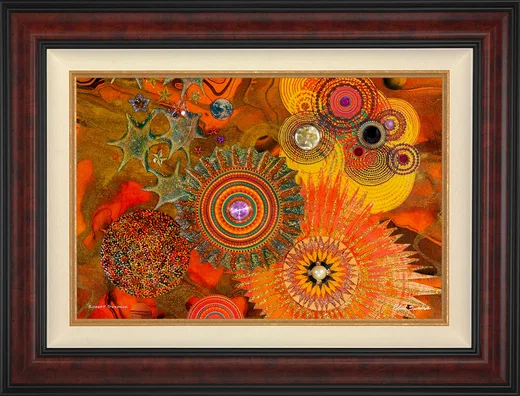 Cosmic Firestorm Wall Art by Robert Swedroe by Robert Swedroe