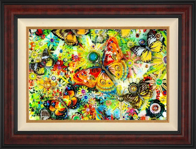 Butterfly Nectar Chase Wall Art by Robert Swedroe by Robert Swedroe