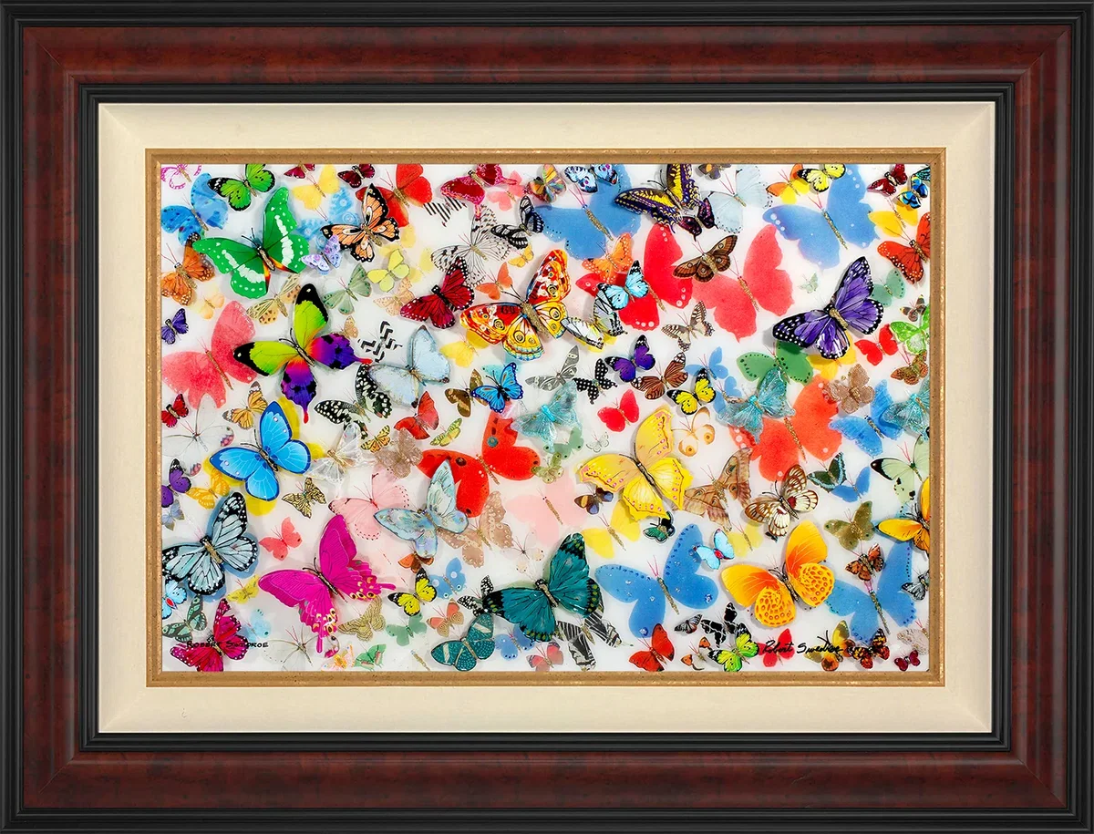 Butterflies Of The World Wall Art by Robert Swedroe by Robert Swedroe — Giclee On Canvas