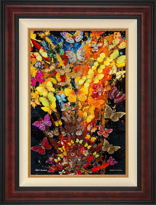 Feu D Artifice Papillon Wall Art by Robert Swedroe by Robert Swedroe