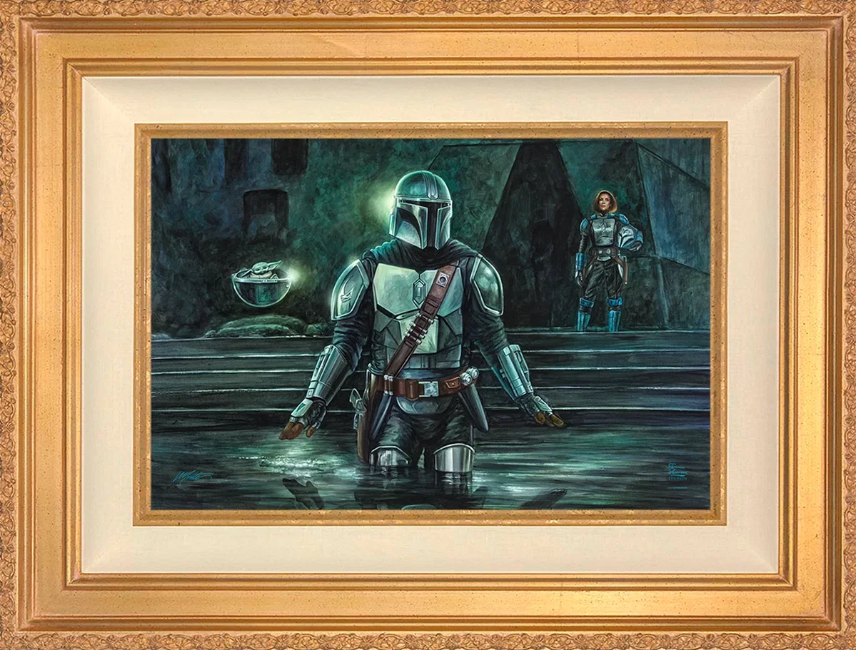 The Mandalorian™ - This is the Way Wall Art by Thomas Kinkade Studios by Thomas Kinkade Studios — Giclee On Canvas