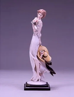 Lady With Camelias by Giuseppe Armani — Sculpture