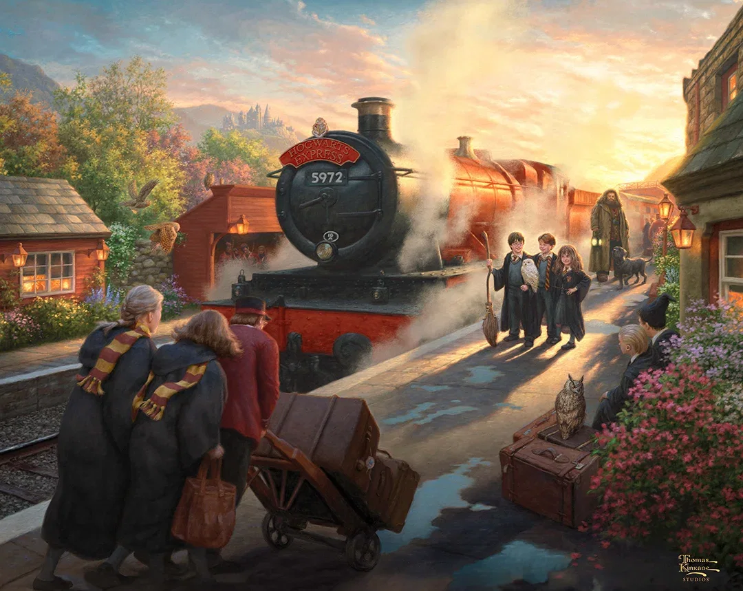 Harry Potter™ Hogwarts Express™ Wall Art by Thomas Kinkade Studios Gallery Wrap by Thomas Kinkade Studios — Giclee On Canvas
