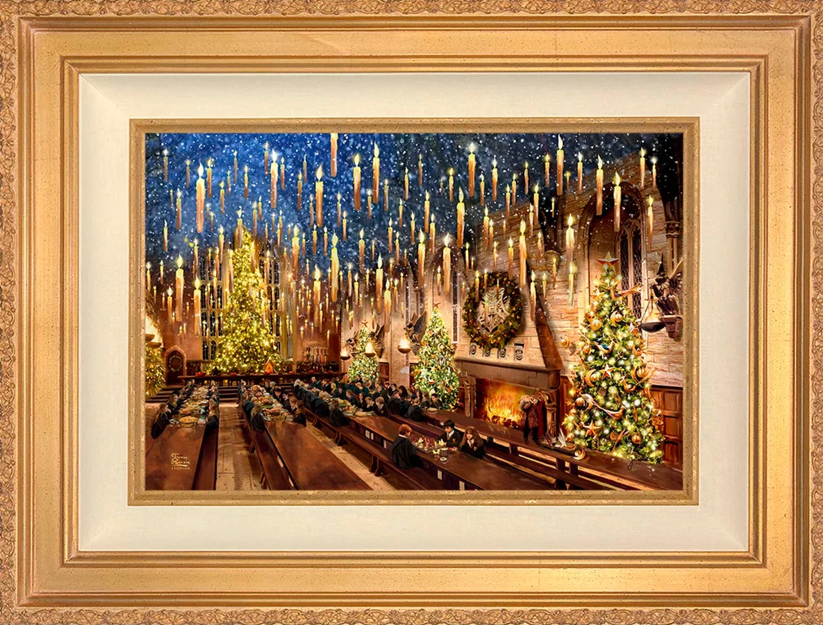 Harry Potter™ Great Hall Wall Art by Thomas Kinkade Studios by Thomas Kinkade Studios — Giclee On Canvas