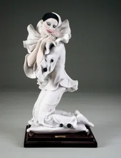 Pierrot And The Rose by Giuseppe Armani — Sculpture
