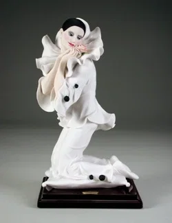 Pierrot And The Rose by Giuseppe Armani