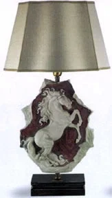 Leonardo Horse Lamp by Giuseppe Armani