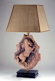 Leonardo Horse Lamp by Giuseppe Armani