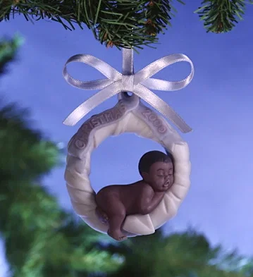 Baby's First Christmas 2000 Ornament by Lladro — Porcelain Figurine