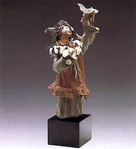 Lladro - Harlequin With Dove