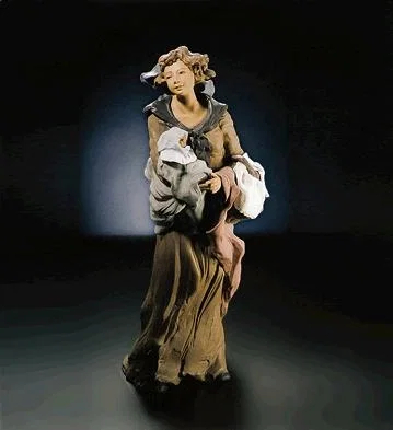 Motherly Love by Lladro — Goyesca Porcelain Figurine