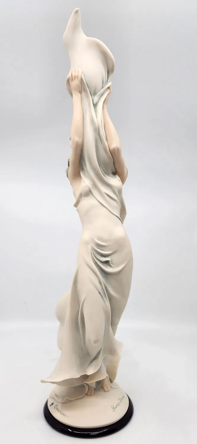 Girl With Calla Lily Candleholder-Right