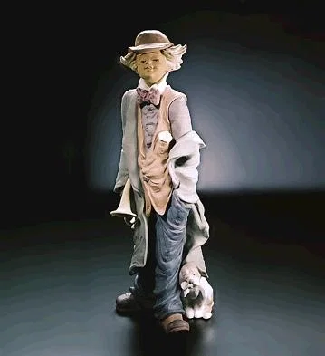 Mischevious Musician by Lladro — Goyesca Porcelain Figurine