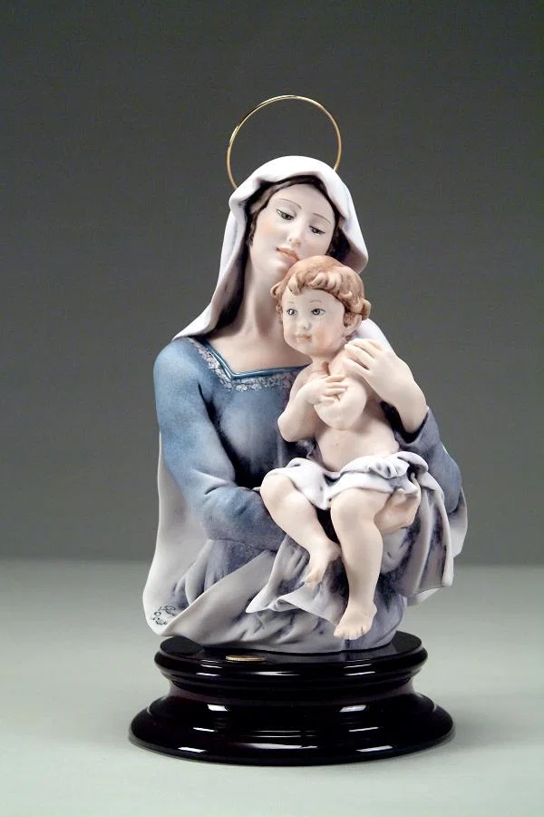 Madonna And Child Bust by Giuseppe Armani