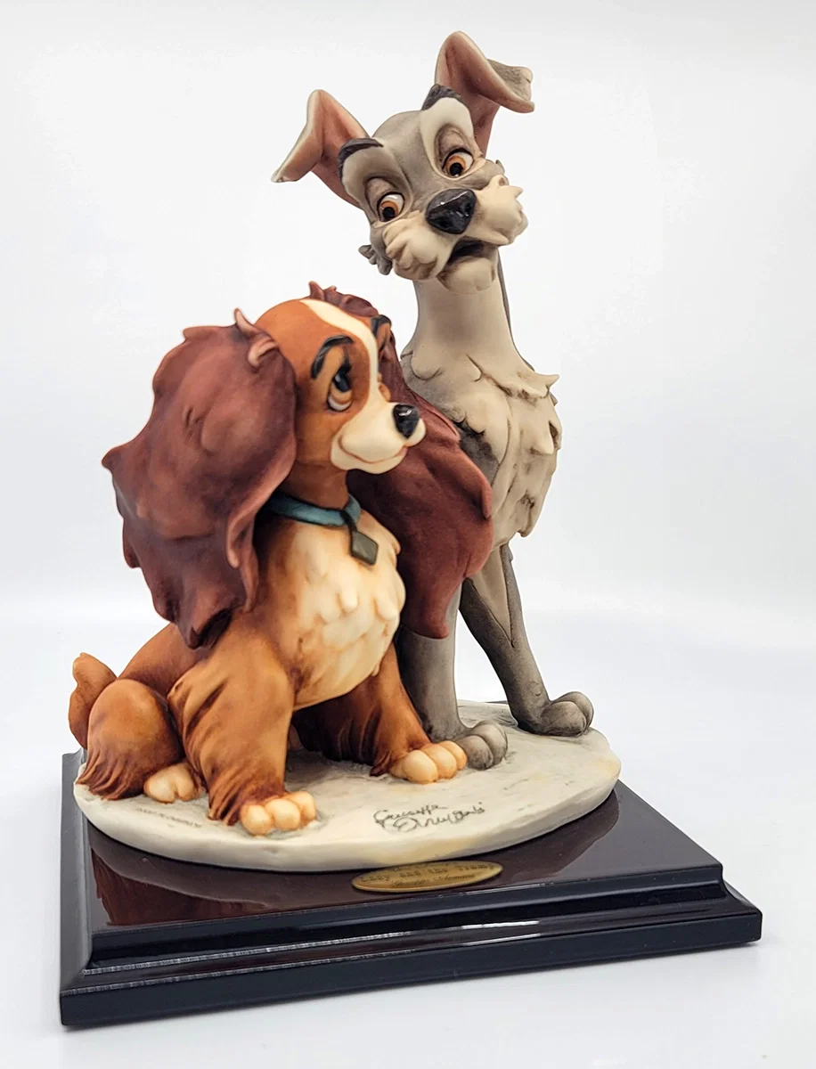 Lady and the Tramp II 陶器フィギュア Lady and the Tramp – Love Figurine | The Music Box Company