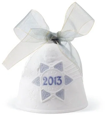 Christmas Bell 2013 Ornament by Lladro — Porcelain Figurine