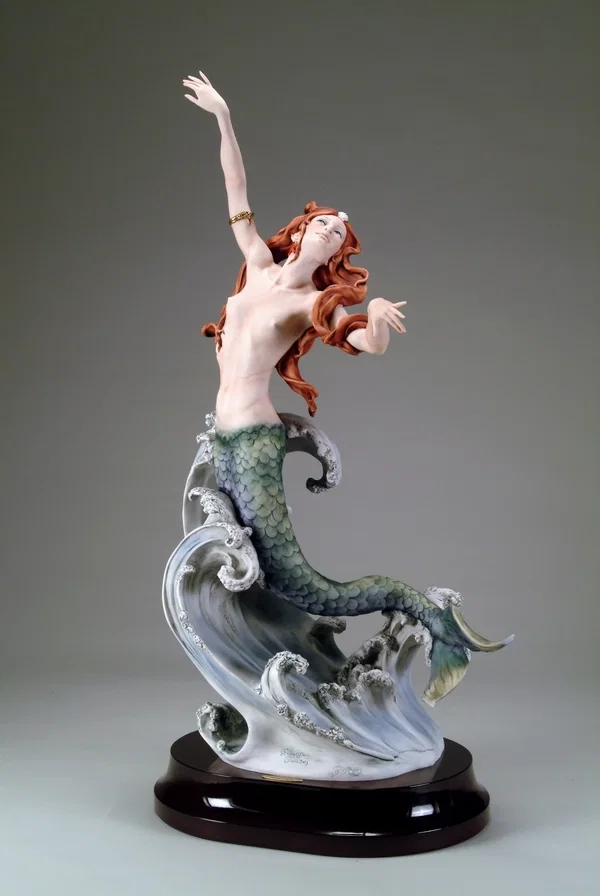On The Blue Waves by Giuseppe Armani — Sculpture