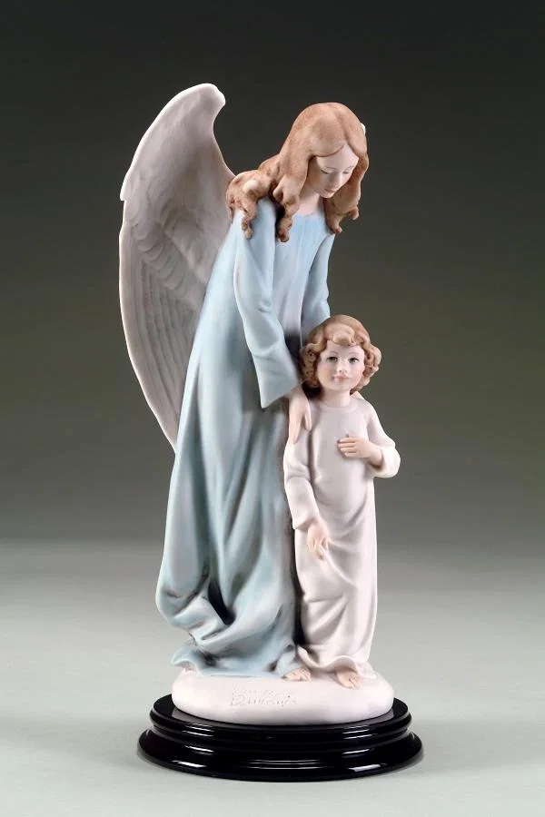 The Guardian Angel by Giuseppe Armani — Sculpture