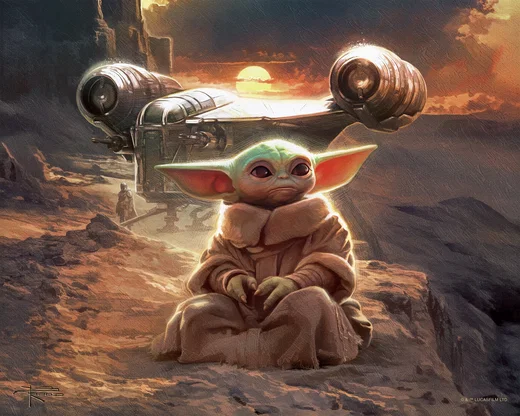The Foundlings Journey Wall Art by Brian Rood Gallery Wrap by Brian Rood