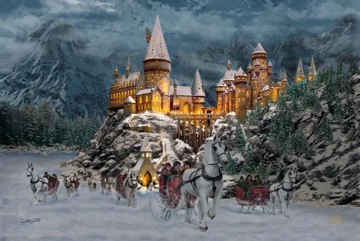 Hogwarts™ Castle in Winter by Scott Smith