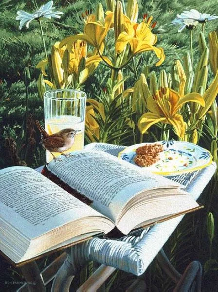 Summer Reading Limited Edition Print by Ron Parker