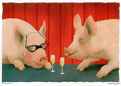 The House Swine Limited Edition Print by Will Bullas