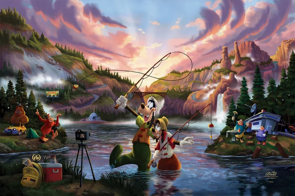 A Goofy Movie by Zac Kinkade — Giclee On Canvas